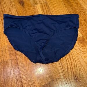 Lands' End Girls Navy Bikini Bottoms